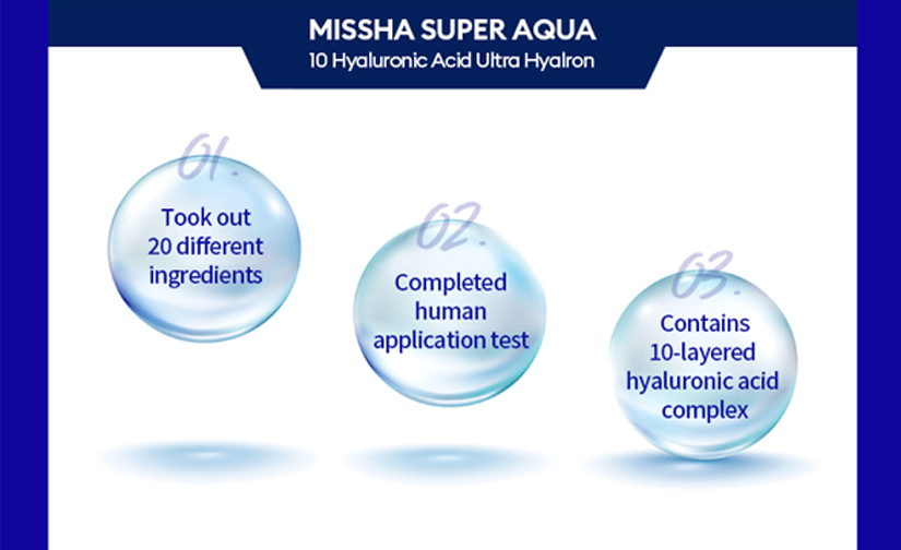 Missha Super Aqua 10 Hyaluronic Acid Ultra Hyalron Serum